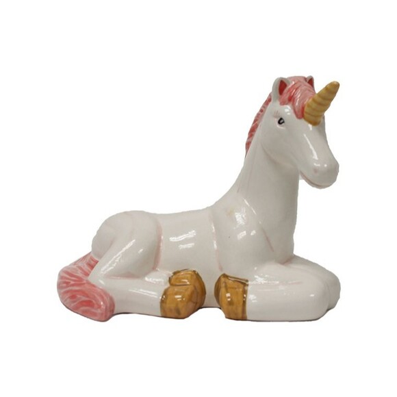 Ceramic LILY THE UNICORN Figurines (6-pack) -Ready to Paint -No Firing Req - Picture 8 of 8